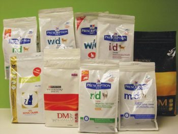 Figure 2. A wide range of prescription diets is available and vary in suitability depending on the pet’s nutritional status.
