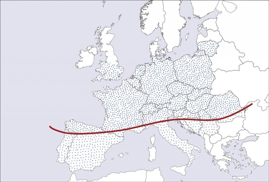 Dermacentor reticulatus distribution