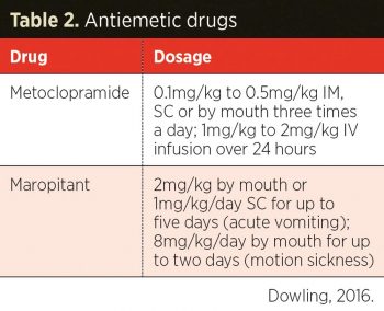 Antiemetic drugs