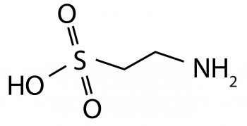 Figure 3. The chemical structure of taurine.