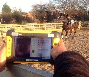 Figure 3. A telemetric overground endoscopy system in use.