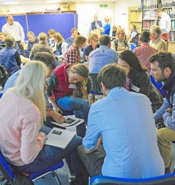 Group discussion of case studies allowed delagates and speakers to share strategies and explore new options.