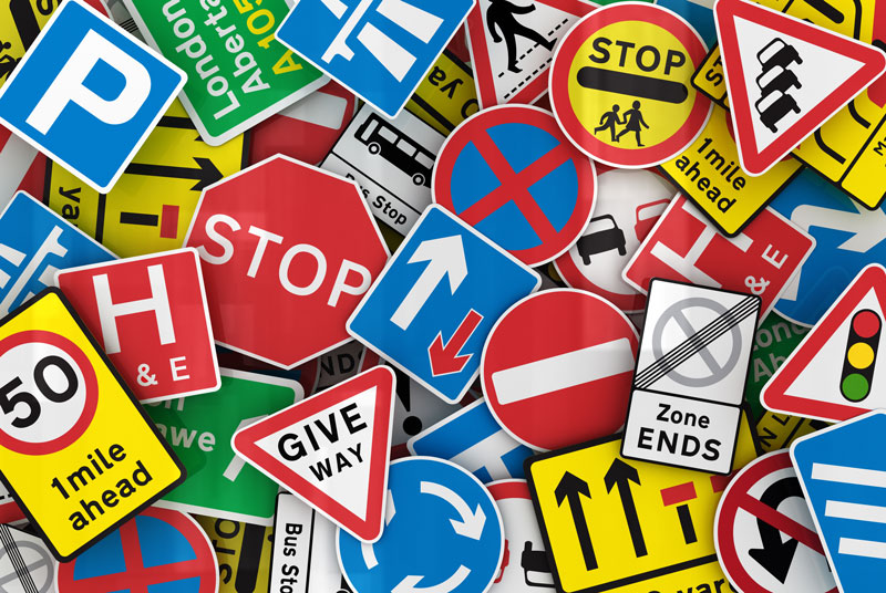 Before you warm up that laminator to create another masterpiece, do you need or want that new sign? And if so, you could learn a think or two from UK road and motorway signage. Image: © Carsten Reisinger / Adobe Stock