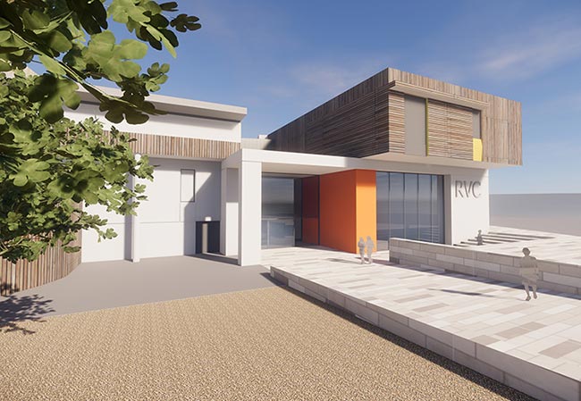 An artist’s impression of the one health facility. Image © Norr Architects