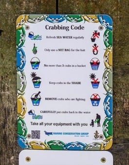 The crabbing code.