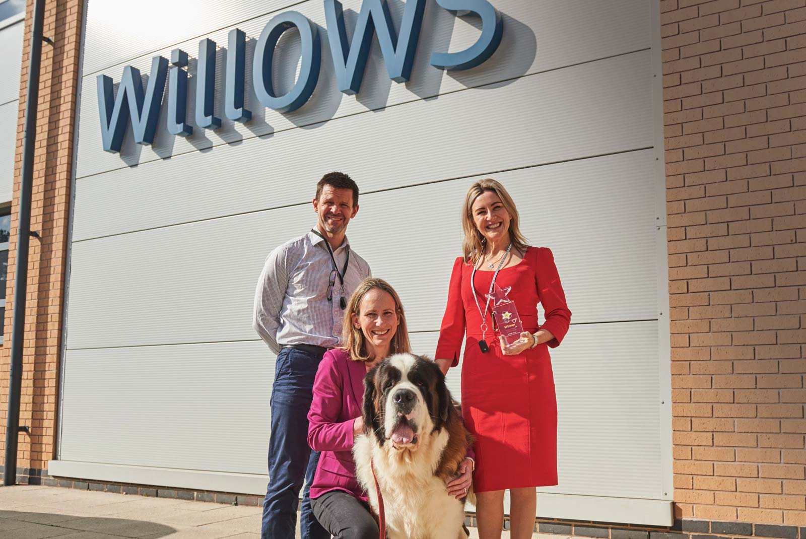 From left: Toby Gemmill, Susie Samuel and Tracey Morley Jewkes celebrating winning the Best UK Vets Award 2020 in March this year. Image © Wilows 