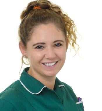 Hannah Nicholls, referral surgical nurse team leader and leader of the cat-friendly team at Eastcott Veterinary Referrals. 