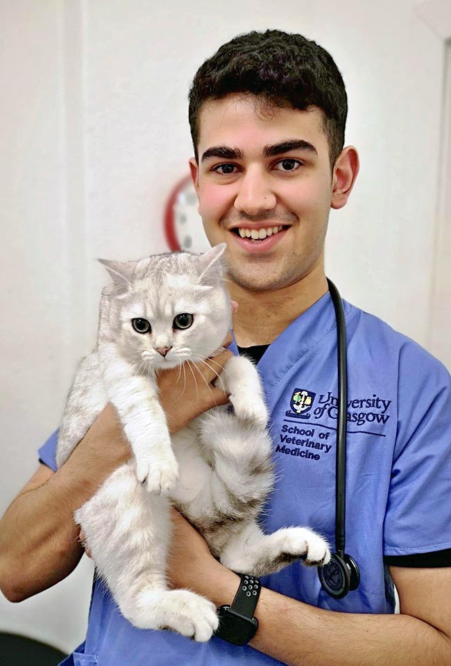 IVC Evidensia student rep Gareth Marchon.