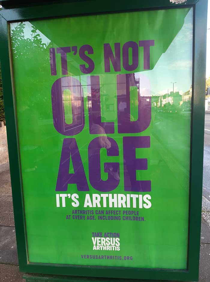 Figure 1. Arthritis awareness campaign.