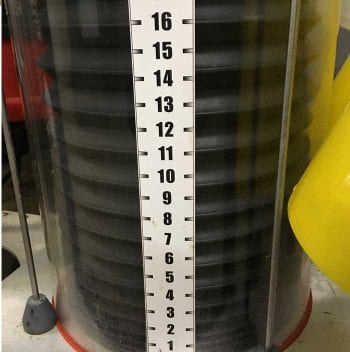 Figure 5. Mechanical bellows that fail to fill at the end of each breath may indicate a breathing system leak or machine malfunction.