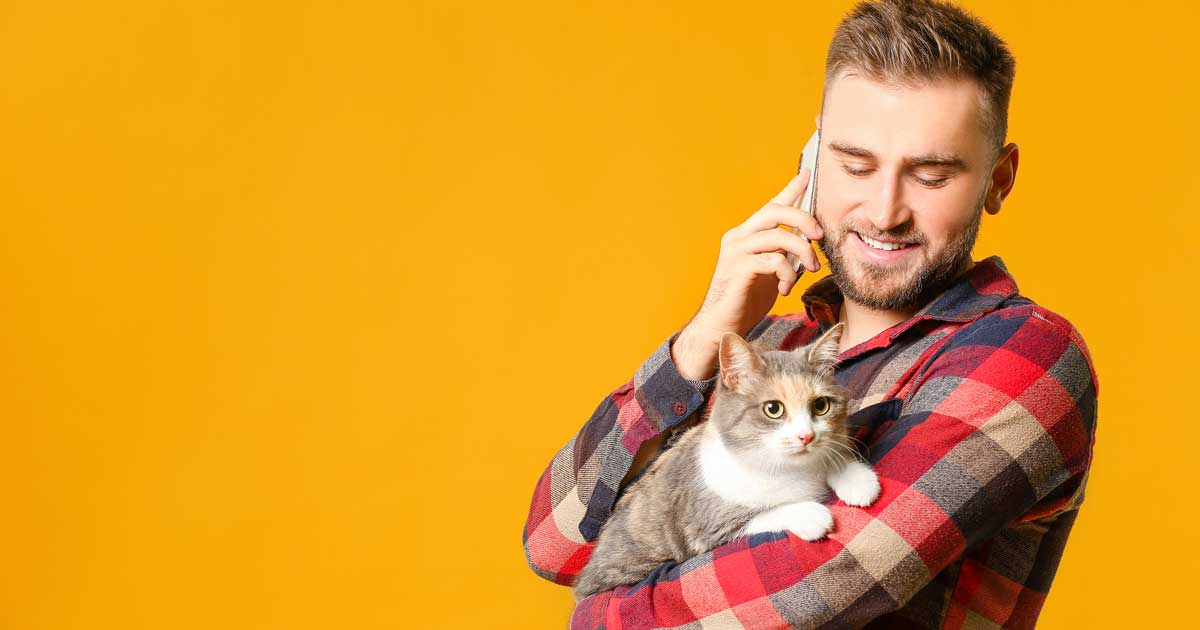 client holding cat Image: © Pixel-Shot / Adobe Stock