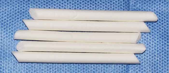 Figure 7. Absorbent sticks.