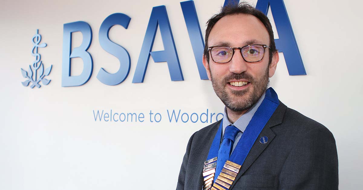 BSAVA president Sheldon Middleton.