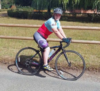 Lisa Lungley has been inspired to do the ride by brother-in-law Joe’s diagnosis with an incurable brain tumour.