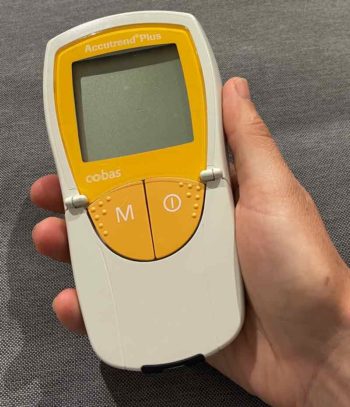 A handheld lactate monitor can be used in real time during exercise.
