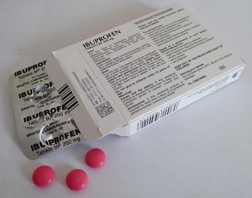 Figure 1. Ibuprofen is readily available in the home and a very common cause of poisoning in dogs.