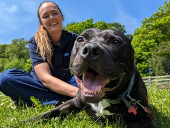 Riga and animal care assistant Aless Allan.